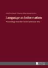 Image for Language as Information: Proceedings from the CALS Conference 2012