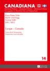 Image for Europe - Canada: transcultural perspectives = perspectives transculturelles : Bd. 14