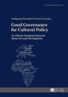Image for Good governance for cultural policy: an African-German research about arts and development : 16