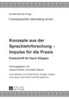 Image for Konzepte aus der Sprachlehrforschung - Impulse fuer die Praxis: Festschrift fuer Karin Kleppin : 4