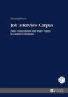 Image for Job Interview Corpus: Data Transcription and Major Topics in Corpus Linguistics