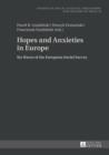 Image for Hopes and anxieties in Europe: six waves of the European social survey : Volume 10