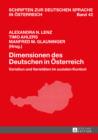 Image for Dimensionen des Deutschen in Osterreich: Variation und Varietaten im sozialen Kontext : Band 42