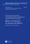 Image for Medizin und Sprache - die Sprache der Medizin: Medycyna i j zyk - j zyk medycyny : 20