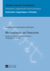 Image for Multilingualism and translation: studies on Slavonic and non-Slavonic languages in contact