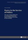 Image for Poetry in the service of politics: the case of Adam Mickiewicz in communist Poland and Johann Wolfgang von Goethe in East Germany : Band 2