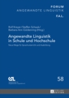 Image for Angewandte Linguistik in Schule und Hochschule