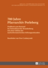 Image for 700 Jahre Pfarrarchiv Perleberg : 34
