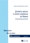 Image for Justicia social y leyes canonicas en Indias: Una provocadora cooperacion al desarrollo juridico-cultural : 21