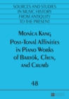 Image for Post-tonal affinities in piano works of Bartok, Chen, and Crumb