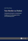 Image for Von Herder zu Duhm: Psalmenforschung im 19. Jahrhundert - Studien zur Forschungsgeschichte der Weisheitspsalmen