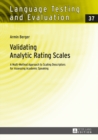 Image for Validating analytic rating scales