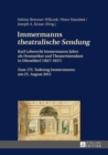 Image for Immermanns (S0(Btheatralische Sendung(S1(B: Karl Leberecht Immermanns Jahre als Dramatiker und Theaterintendant in Duesseldorf (1827-1837) - Zum 175. Todestag Immermanns am 25. August 2015