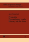 Image for From the protohistory to the history of the text