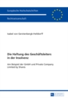 Image for Die Haftung des Geschaeftsleiters in der Insolvenz: Am Beispiel der GmbH und Private Company Limited by Shares : 5777