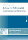 Image for Rettung vor Bodenlosigkeit: neues Anfangsdenken und kosmologische Metaphern bei Locke Leibniz, Kant, Fichte, Novalis und Jean Paul : Band 7