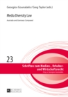 Image for Media diversity law: Australia and Germany compared : Band 23