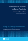 Image for Modernist translation: an Eastern European perspective : models, semantics, functions