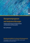 Image for Managementprognosen und Analystenschaetzungen: Empirische Untersuchung zum Prognoseverhalten von Unternehmen und Finanzanalysten : 14