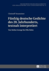 Image for Funfzig deutsche Gedichte des 20. Jahrhunderts, textnah interpretiert: von Stefan George bis Ulla Hahn : Band 15