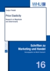 Image for Price Elasticity: Research on Magnitude and Determinants : 16