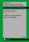 Image for Cuestiones de linguistica teorica y aplicada : Band 99