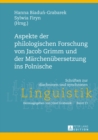 Image for Aspekte der philologischen Forschung von Jacob Grimm und der Maerchenuebersetzung ins Polnische : 13