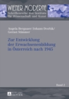 Image for Zur Entwicklung der Erwachsenenbildung in Oesterreich nach 1945: Strukturen, Zusammenhaenge und Entwicklungen : 2
