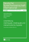Image for Untertitelung: interlinguale, intralinguale und intersemiotische Aspekte: Deutschland und Italien treffen sich
