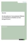 Image for Die Aktualitat der Universitatsidee Wilhelm von Humboldts im Hinblick auf den Bologna-Prozess