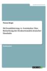 Image for McDonaldisierung vs. Soziokultur : Eine Betrachtung des Strukturwandels deutscher Haushalte