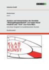 Image for Analyse und Interpretation der Gemalde Riesengebirgslandschaft von Casper David Friedrich und Tirol von Franz Marc