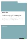 Image for Karl Raimund Popper und Wikipedia : Gibt es Parallelen zwischen Poppers Ansichten in &quot;Wie ich die Philosophie sehe und der Online Enzyklopadie?