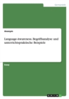 Image for Language-Awareness. Begriffsanalyse und unterrichtspraktische Beispiele