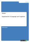 Image for Impairments of Language and Cognition