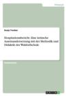 Image for Hospitationsbericht. Eine kritische Auseinandersetzung mit der Methodik und Didaktik der Waldorfschule