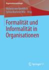 Image for Formalitat und Informalitat in Organisationen
