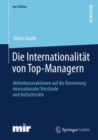 Image for Die Internationalitat von Top-Managern: Aktienkursreaktionen auf die Benennung internationaler Vorstande und Aufsichtsrate