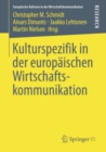 Image for Kulturspezifik in Der Europaischen Wirtschaftskommunikation : 22