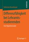 Image for Differenzfahigkeit bei Lehramtsstudierenden : Eine Vignettenstudie