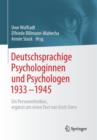 Image for Deutschsprachige Psychologinnen Und Psychologen 1933-1945