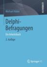 Image for Delphi-Befragungen : Ein Arbeitsbuch