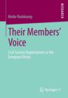 Image for Their members&#39; voice?  : civil society organizations in the European Union