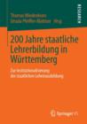 Image for 200 Jahre staatliche Lehrerbildung in Wurttemberg
