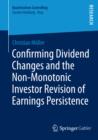 Image for Confirming dividend changes and the non-monotonic investor revision of earnings persistence