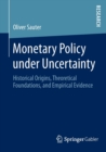 Image for Monetary Policy under Uncertainty