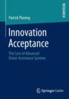 Image for Innovation acceptance  : the case of advanced driver-assistance systems