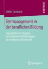 Image for Zeitmanagement in der beruflichen Bildung