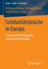 Image for Solidaritatsbruche in Europa : Konzeptuelle Uberlegungen und empirische Befunde