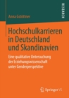 Image for Hochschulkarrieren in Deutschland Und Skandinavien: Eine Qualitative Untersuchung Der Erziehungswissenschaft Unter Genderperspektive